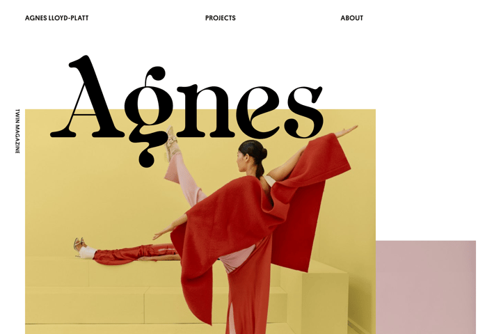 Agnes Lloyd-Platt website preview